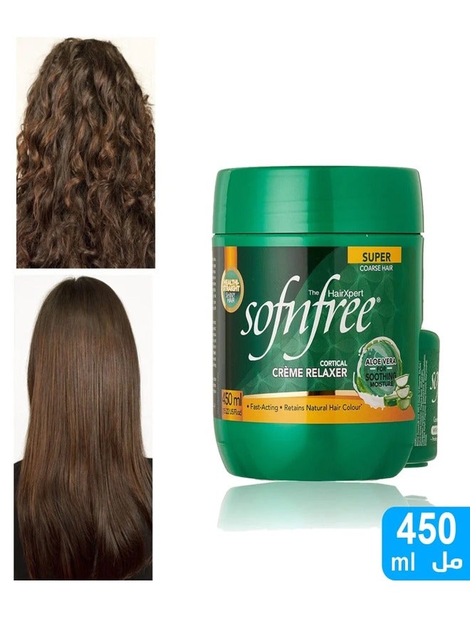 سوفن فري كريم فرد وتنعيم الشعر الاحترافي للشعر الخشن من سوفت ان فري 450 مل - Image 1