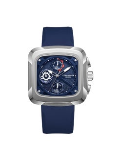 Lee Cooper Lee Cooper Men's Watch, Multi Function Display and Silicone Strap - LC08012.399, Dark Blue  - Image 1