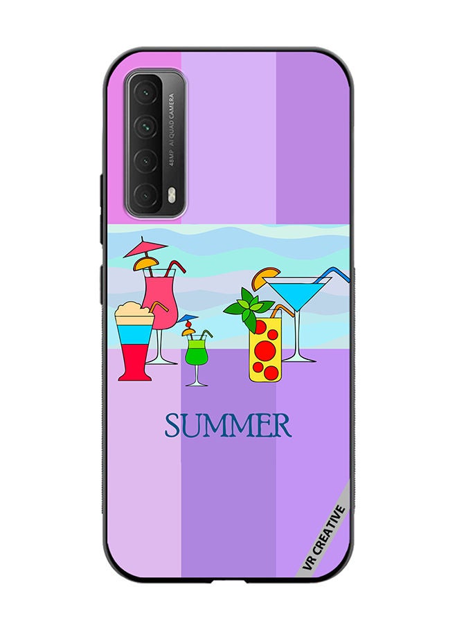 VR CREATIVE Protective Case Cover For Huawei Y7a Summer Design Multicolour - Image 1