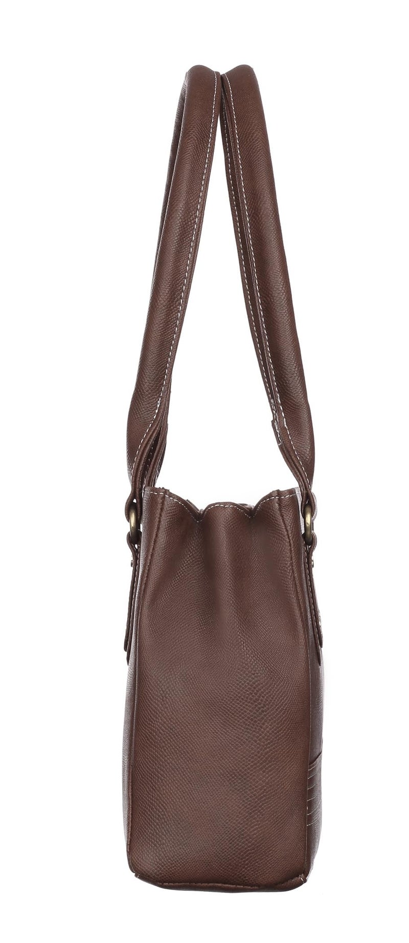 Fostelo Women's Reptile Tote Handbag for Women | Hobo Bag for Work | Ladies Purse | Stylish Shoulder Bag | Gift For Women | Brown - Image 4
