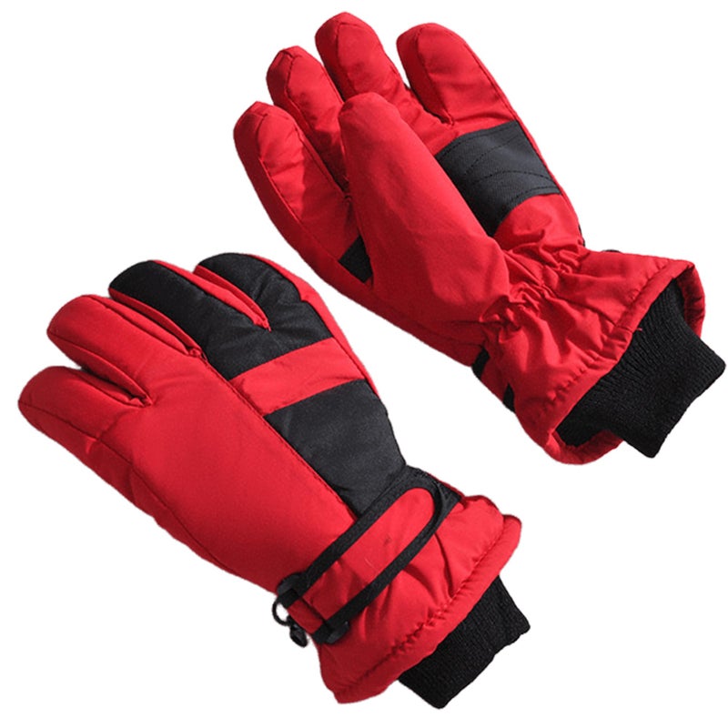 IZUS Kids Winter-Ski-Gloves Cold-Weather-Mittens Snowboard-Gloves Water-Repellent Thicken-Warm Youth-Girl-Boy 10-15 Years - Image 5