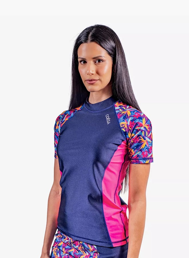 COEGA by ADVENTURE HQ Women's Rashguard Cap Sleeve - Image 1