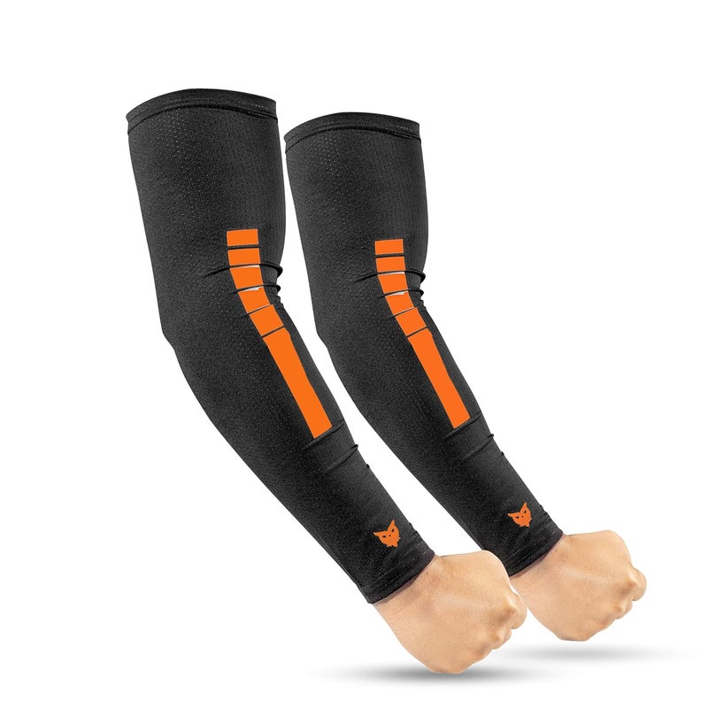 BADOWL V-Fit Premium Sleeves – Breathable, Lightweight, Stretchable Arm Sleeves for Sun Protection, Sports, and Outdoor Activities, Quick-Dry & Comfortable Fit - Image 2