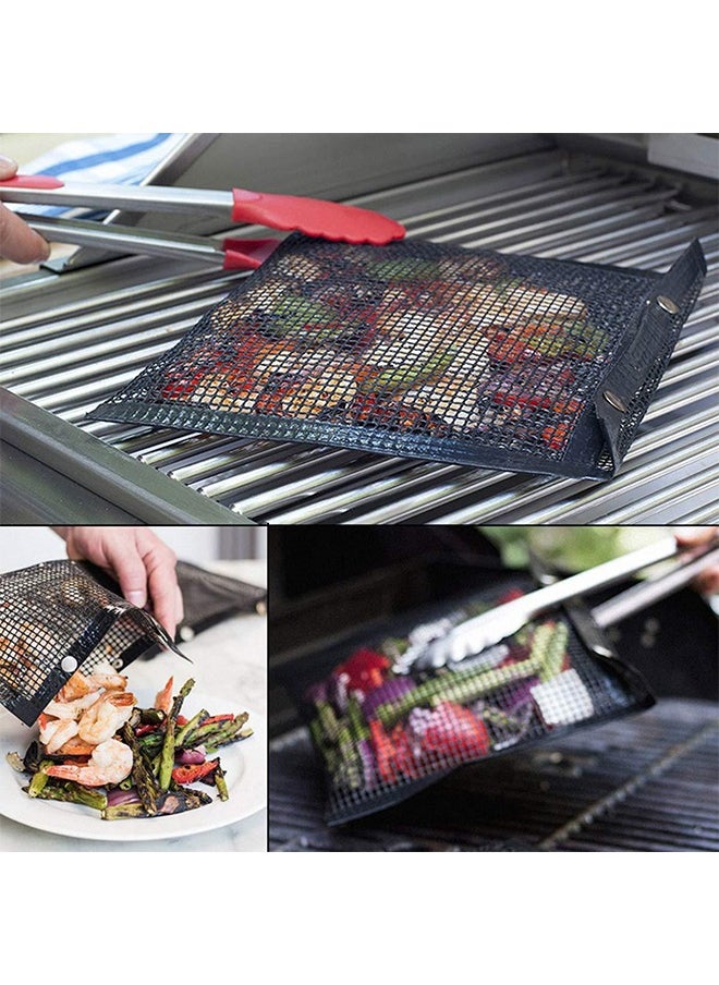 2 Barbecue Bags,Non-stick Barbecue Bags,Vegetable Barbecue Bags,Barbecue Tools on Electric Barbecue Grills for Outdoor Charcoal/Gas Electric Barbecue Grills