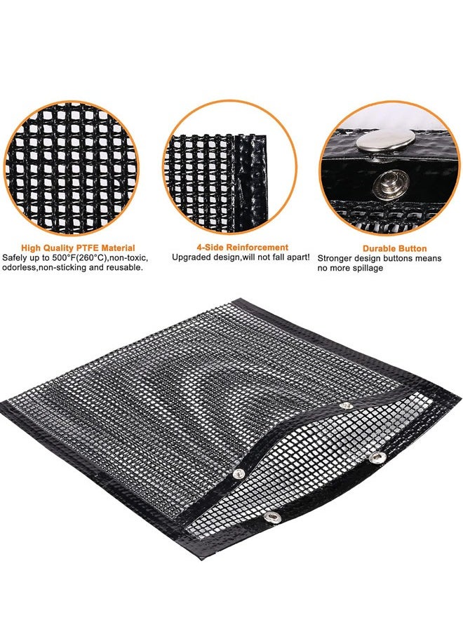2 Barbecue Bags,Non-stick Barbecue Bags,Vegetable Barbecue Bags,Barbecue Tools on Electric Barbecue Grills for Outdoor Charcoal/Gas Electric Barbecue Grills