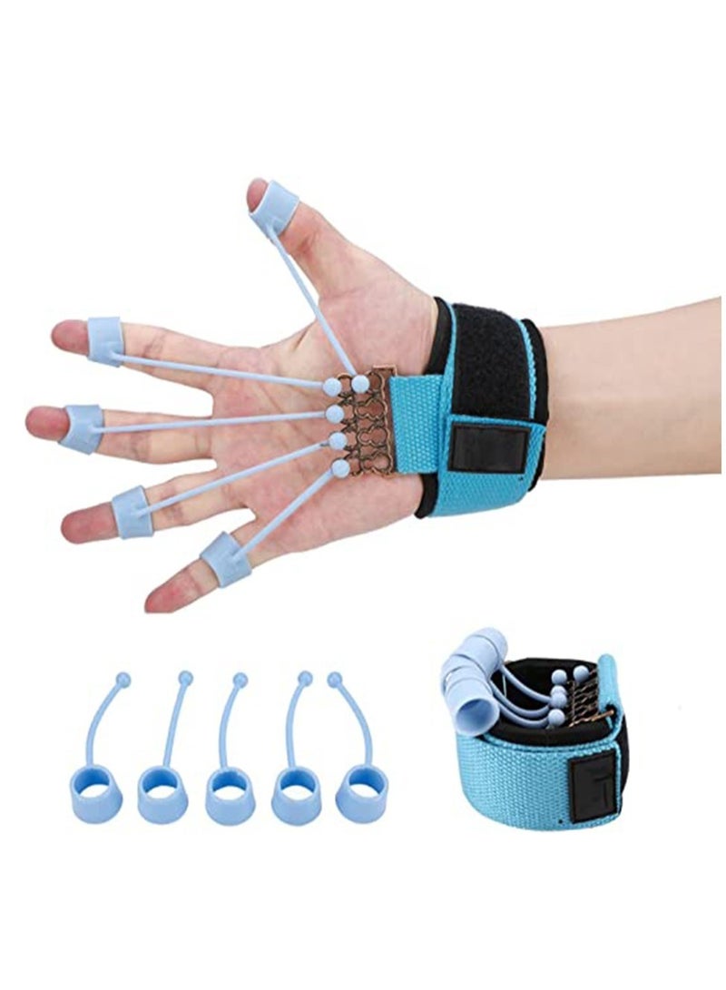 Finger Exerciser, Finger Strengthener Adjustable Finger Exerciser and Finger Stretcher, Hand Yoga Equipment Grip Trainer for Hand Therapy, Rock Climbing - Relieve Arthritis, Carpal Tunnel Pain (40LB) - Image 1