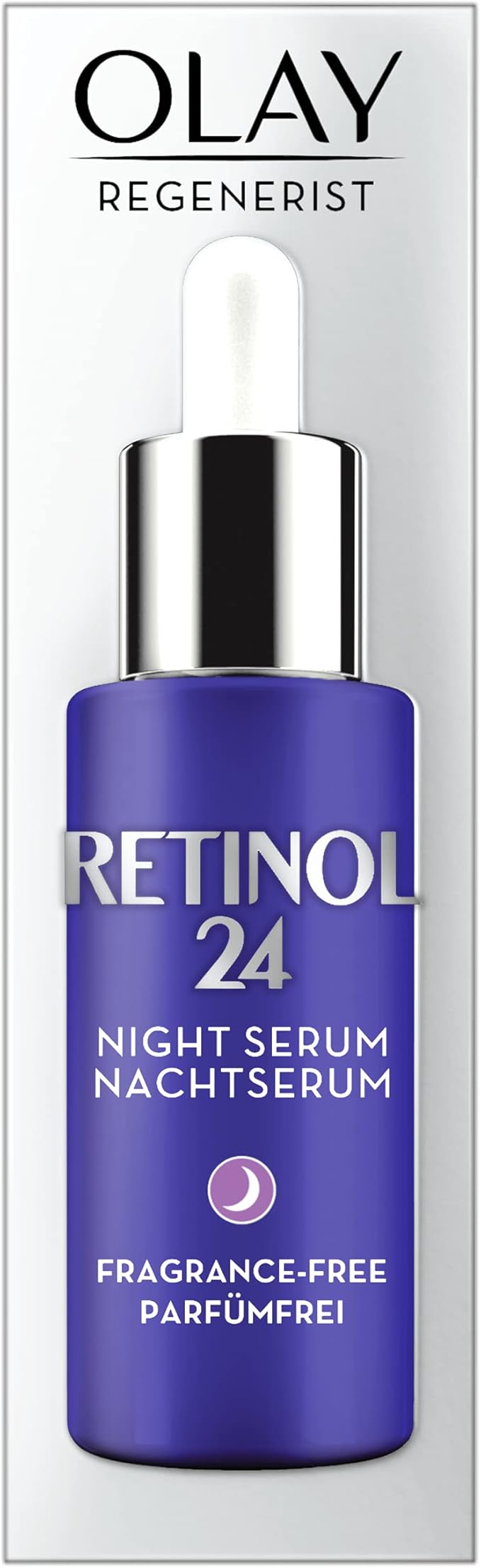 Olay Retinol 24 Night Serum for Face Skincare with Retinyl Propionate Anti Ageing Renewal Skin Care with 3 Actions Smooths Renews and Hydrates 40ml - Image 2