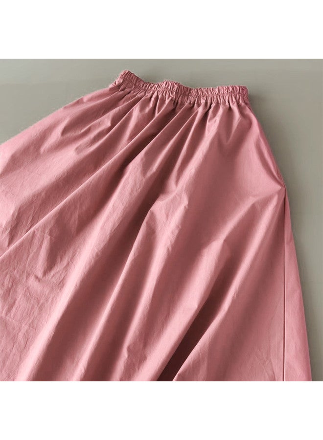 XINYANG Elastic Waist Yamamoto A-line Skirt 2025 Summer Pure Cotton Season Artistic Large Flare Skirt With Multiple Pockets - Image 3