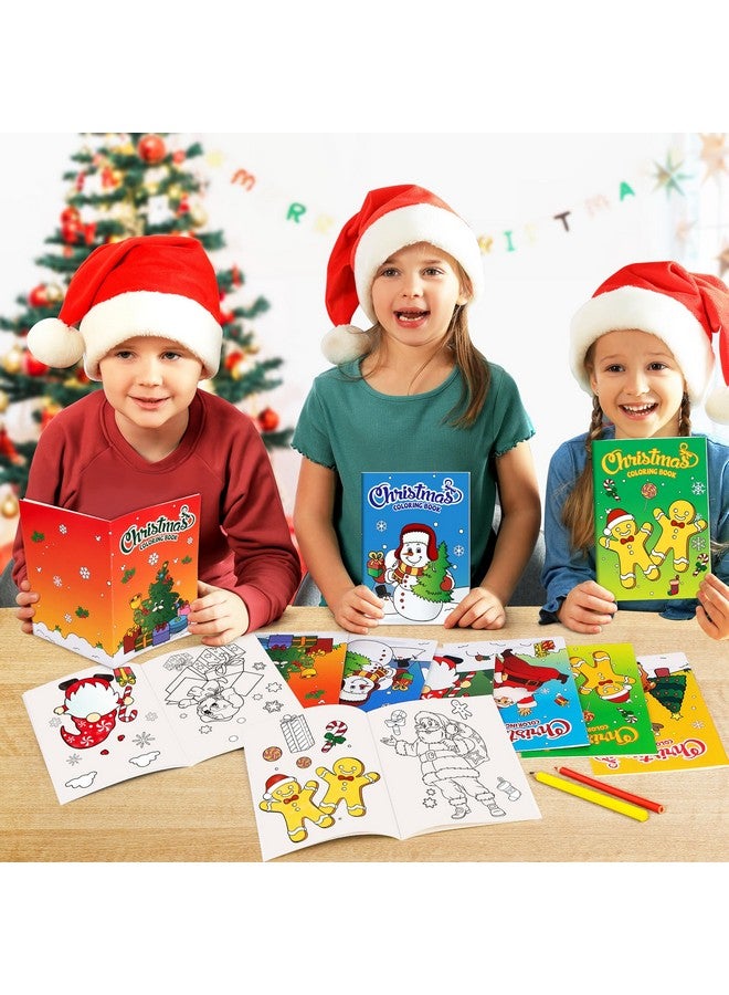 D-FantiX 24Pack Christmas Coloring Book for Kids, Christmas Party Favors for Kids, Holiday Activities Gift for Boys Girls, Xmas Treats Prizes Stockings Goodie Bags Stuffer Filler Party Supplies - Image 5