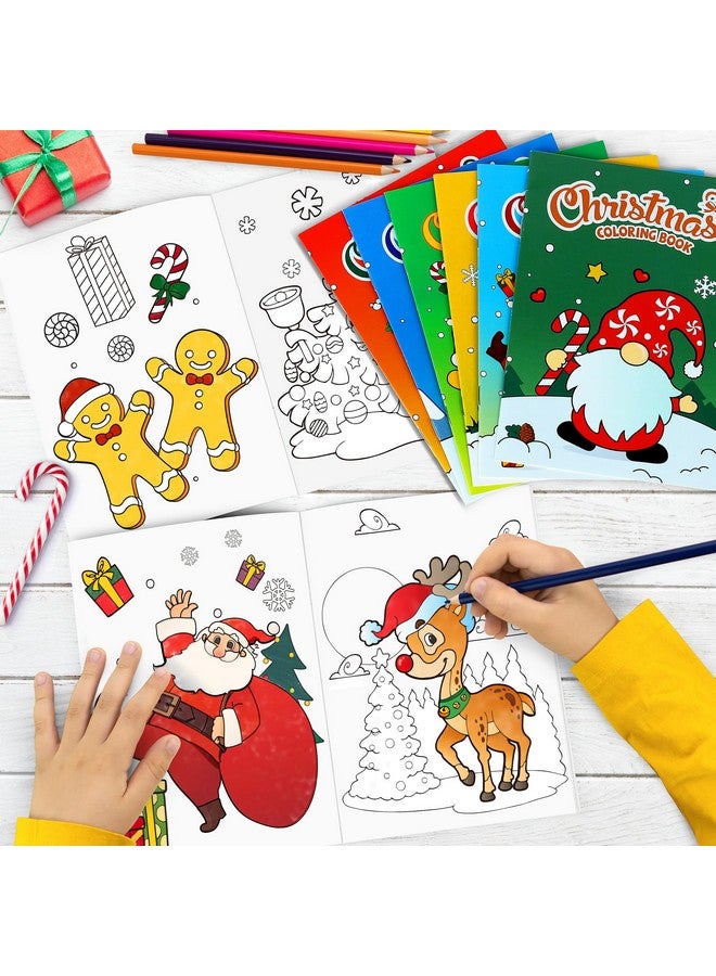 D-FantiX 24Pack Christmas Coloring Book for Kids, Christmas Party Favors for Kids, Holiday Activities Gift for Boys Girls, Xmas Treats Prizes Stockings Goodie Bags Stuffer Filler Party Supplies - Image 3