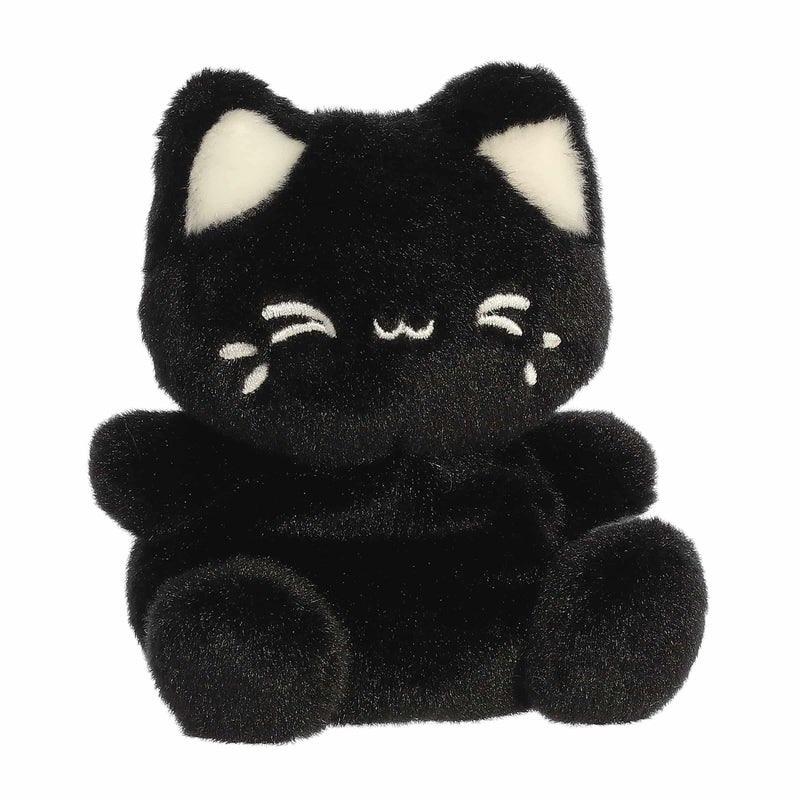 AuroraÂ® Enchanting Tasty PeachÂ® Meowchi Palm Palsâ„¢ Stuffed Animal - Bright & Colorful Design for Room Decor - Perfect for Adults, Kids, and Birthdays - Black Sesame 5 Inches - Image 2