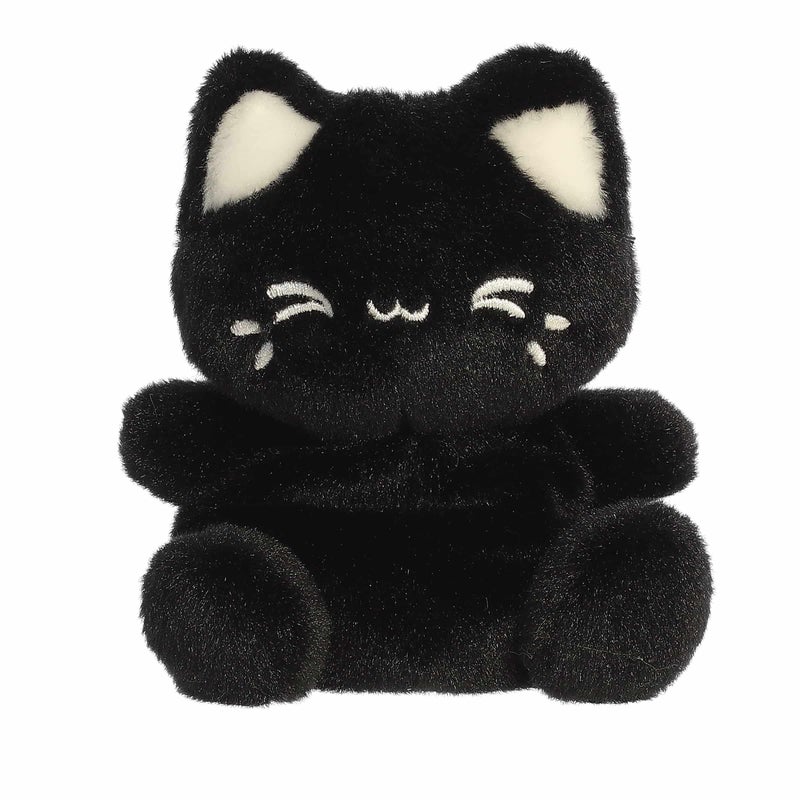 AuroraÂ® Enchanting Tasty PeachÂ® Meowchi Palm Palsâ„¢ Stuffed Animal - Bright & Colorful Design for Room Decor - Perfect for Adults, Kids, and Birthdays - Black Sesame 5 Inches - Image 1