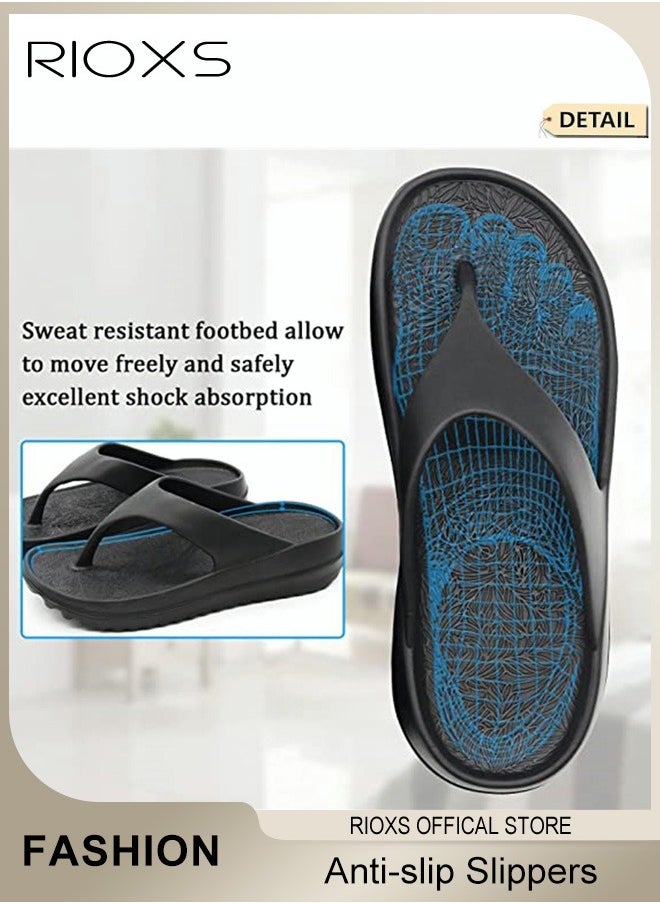 Unisex Flip Flops, Men's And Women's Summer Slide Sandals,Soft Soled Thick Soled Slope Heel Slipper, Anti-slip Bath Shower Slippers, Beach Slides Slippers, House Slipper For Bathroom - pzsku/ZCCF1D1A4FE27E69DB24AZ/45/_/1728609397/3bd6b8d4-01b8-46c3-a63b-28a522b9379d