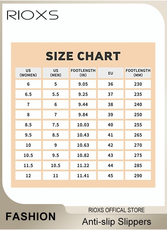 RIOXS - Unisex Flip Flops, Men's And Women's Summer Slide Sandals,Soft Soled Thick Soled Slope Heel Slipper, Anti-slip Bath Shower Slippers, Beach Slides Slippers, House Slipper For Bathroom - Image 1