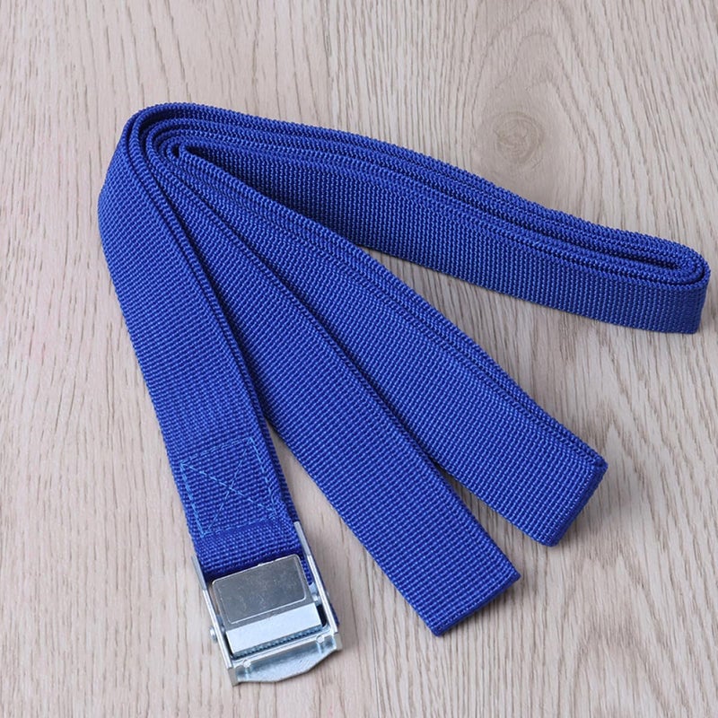 Totority 3pcs Nylon Cam Buckle Tie Down Straps 250cm X 2.5cm Adjustable Heavy Duty Securing Straps for Car Roof Rack Motorcycle Luggage Cargo Transport - Image 5