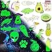 QTL Glow in The Dark Wall Stickers for Kids Glowing Party Supplies Waterproof Vinyl Stickers for Water Bottle Laptop 20Pcs - Image 3