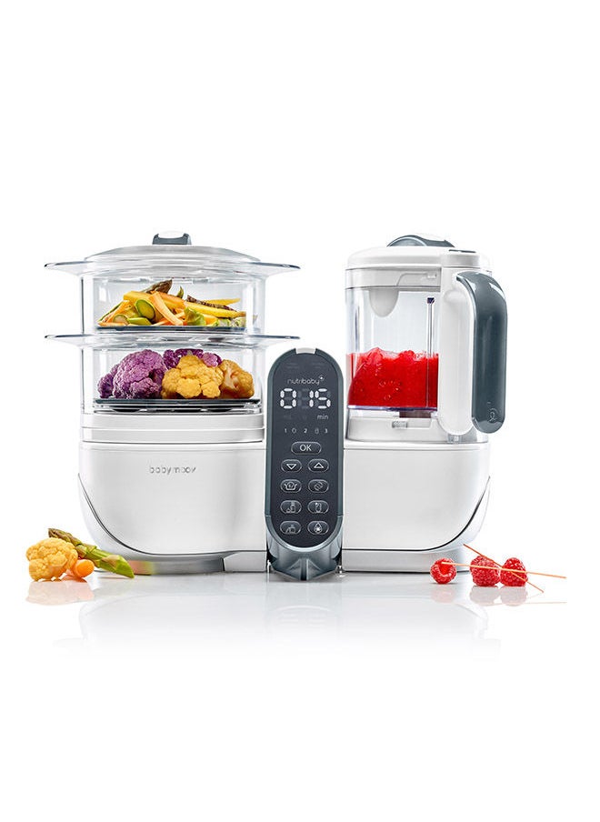 babymoov - Nutribaby Plus Food Processor And Blender Mixer- Loft White - Image 1