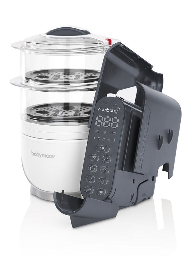 babymoov - Nutribaby Plus Food Processor And Blender Mixer- Loft White - Image 1