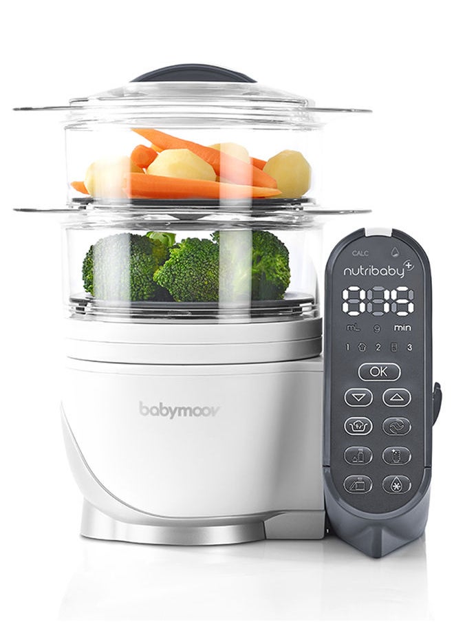 babymoov - Nutribaby Plus Food Processor And Blender Mixer- Loft White - Image 1