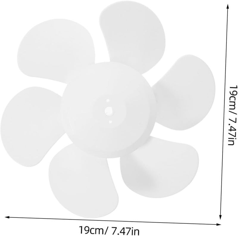 Healifty 2pcs Bathroom Ventilation Fan Blades Replacement Plastic Fan Accessories - Image 2