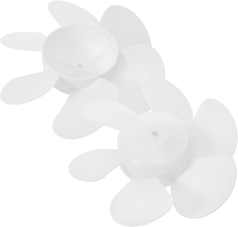 Healifty 2pcs Bathroom Ventilation Fan Blades Replacement Plastic Fan Accessories - Image 1
