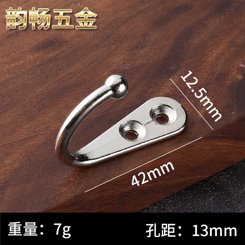 general Zinc Alloy Single Coat Hook Antique Style Wall Mount for Clothes Scarves - Image 1