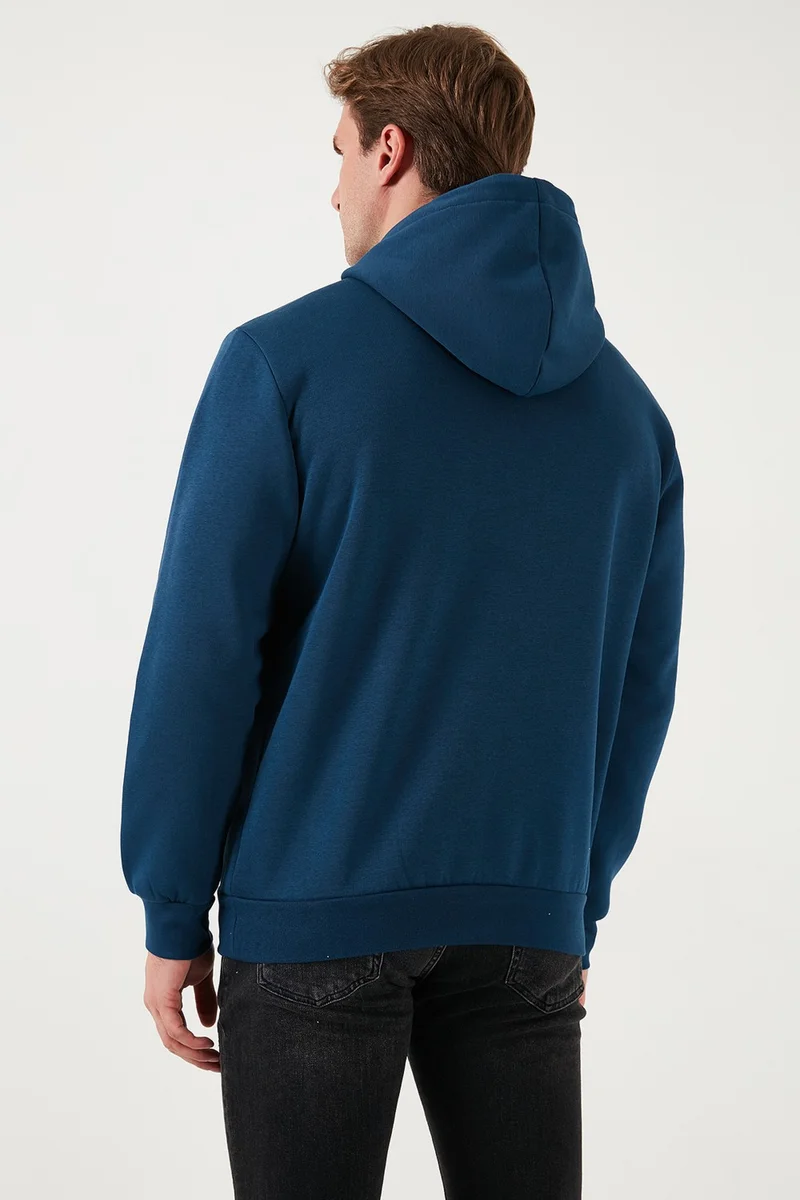 Buratti Slim Fit Hooded Kangaroo Pocket Furry Soft Fleece Sweat Men's SWEAT 5905281
