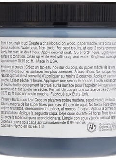 FolkArt Chalkboard Paint in Assorted Colors (8-Ounce), 2517 Black  - Image 2