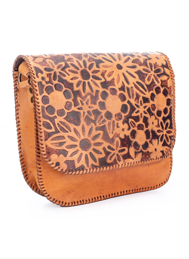 Sheer Fashionable Leather Crossbody Bag  - Image 2