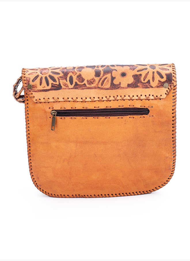 Sheer Fashionable Leather Crossbody Bag  - Image 4