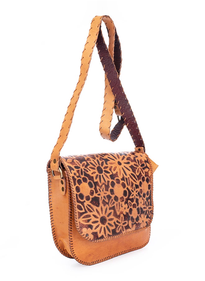Sheer Fashionable Leather Crossbody Bag  - Image 3
