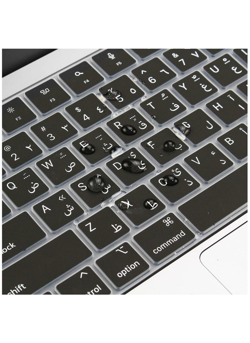 AMM US Layout Arabic English Keypad Cover For MacBook Pro 14 inch 2022/2021 M1 Pro/ M1 Max A2442 and MacBook Pro 16 inch 2021 M1 Pro/ M1 Max A2485 Black  - Image 5