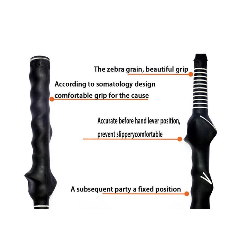 TRADERPLUS Right-Handed Golf Swing Training Grip Trainer, Black - Image 3