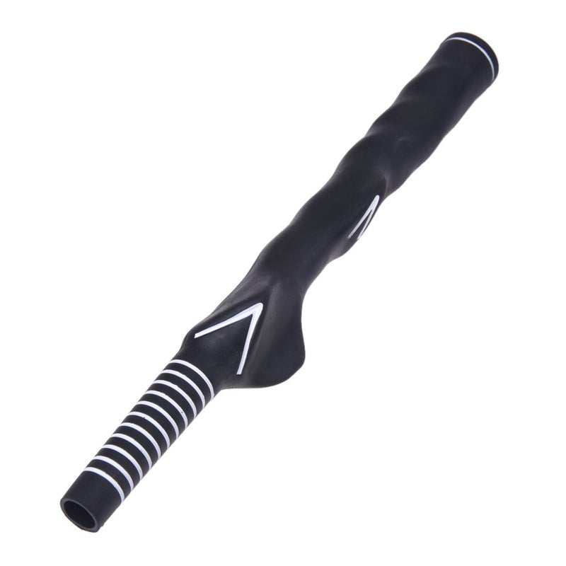 TRADERPLUS Right-Handed Golf Swing Training Grip Trainer, Black - Image 1