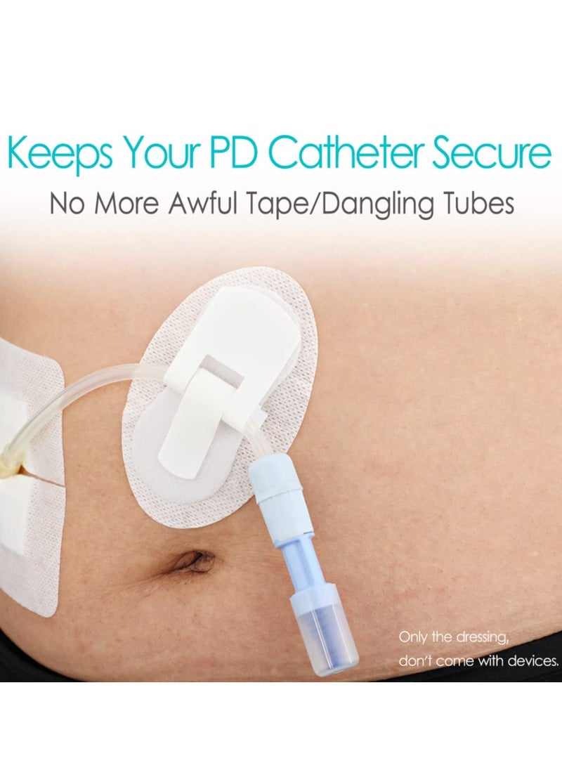 Excefore Catheter stabilization Device, 5 Pack Catheter Stabilization Device Feeding Tube Holders PD Dialysis Patch, Adhesive Bandages, Feeding Tube Supplies  - Image 2