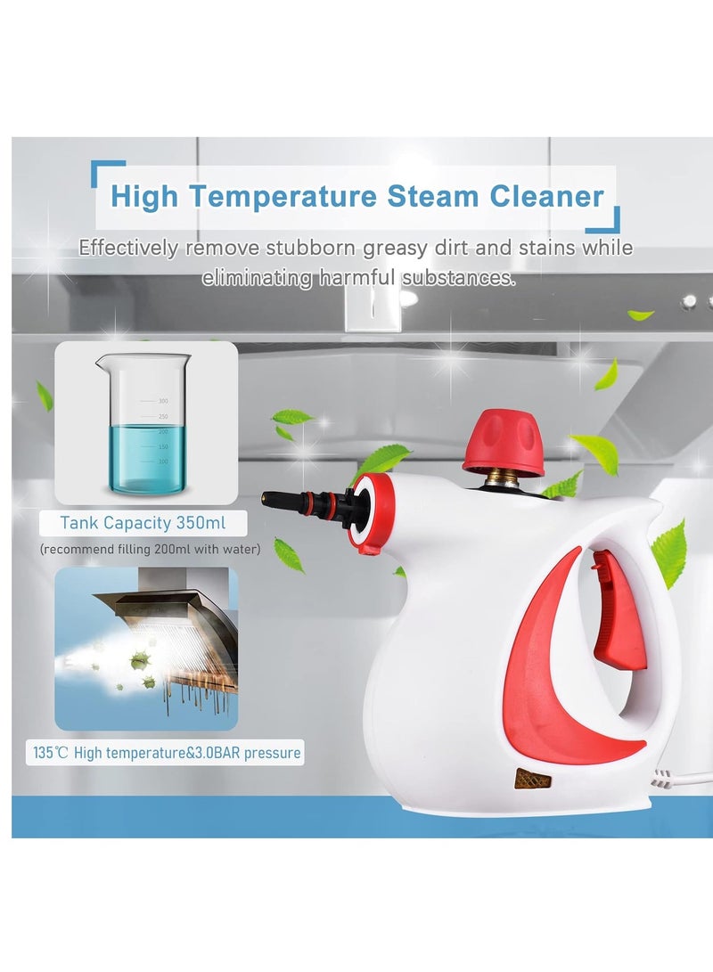 SYOSI Decdeal Handheld Steam Cleaner, High Temperature Pressurized Steam Cleaning Machine for Kitchen Sofa Bathroom Car (A) - Image 3