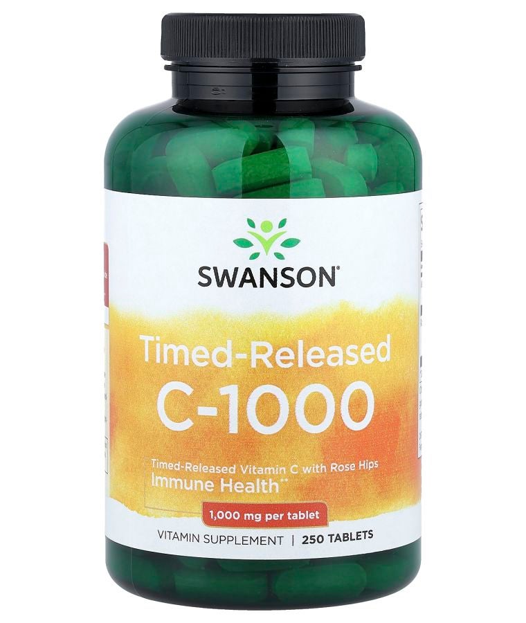 Vitamin C-1000 with Rose Hips Timed-Released 1000 mg 250 Tablets