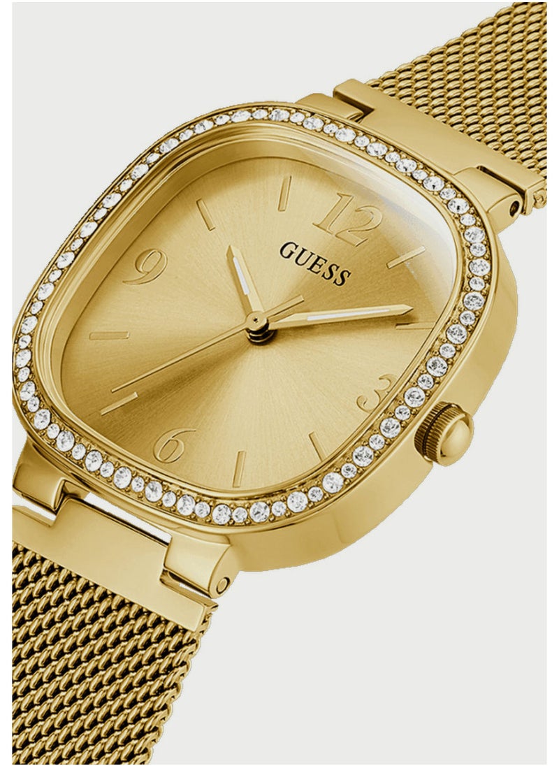 GUESS Guess Women's  Gold Analog Stainless Steel Strap Watch - GW0354L2  - Image 2