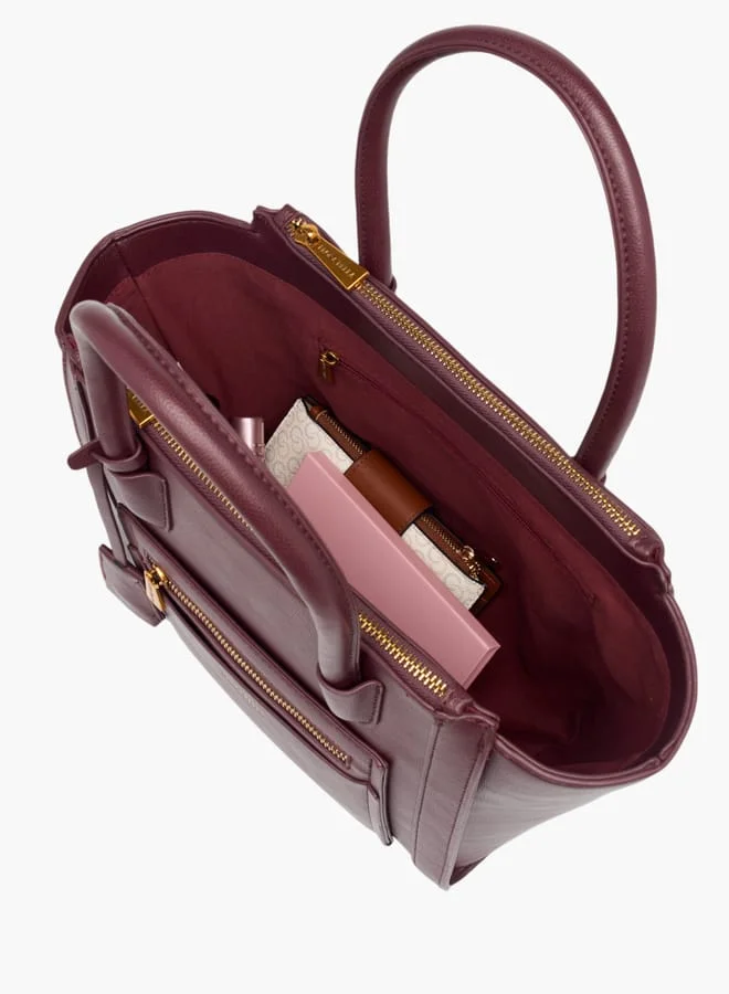 فلورا بيلا من شو إكسبرس Women Solid Tote Bag with Double Handle