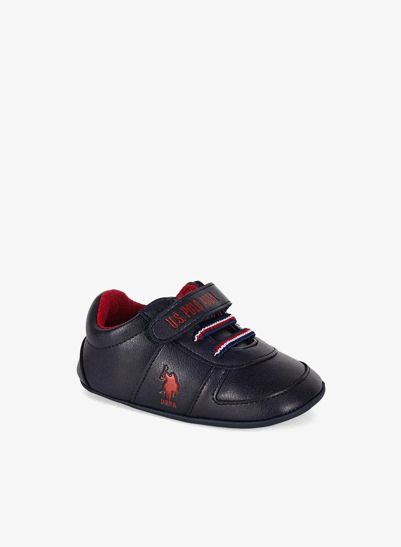 U.S. Polo Assn. U.S. Polo Assn. Baby Boys Navy Blue/ Red Accents Shoes %100 PVC