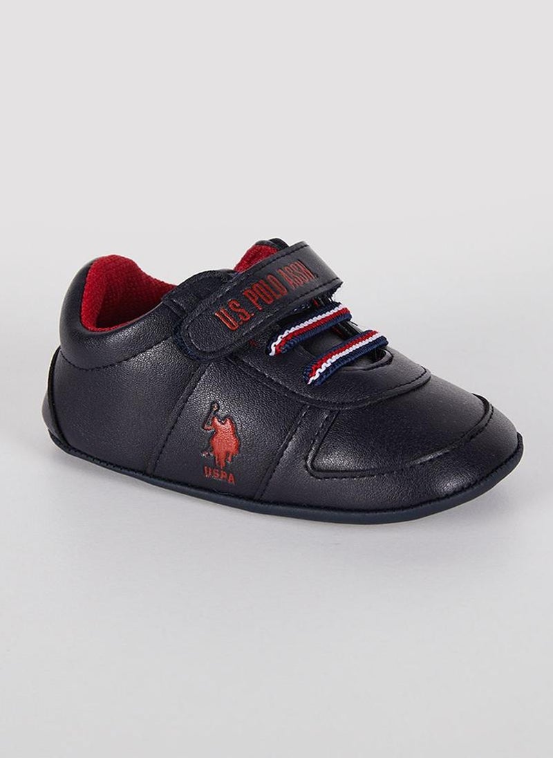 U.S. Polo Assn. U.S. Polo Assn. Baby Boys Navy Blue/ Red Accents Shoes %100 PVC - Image 1