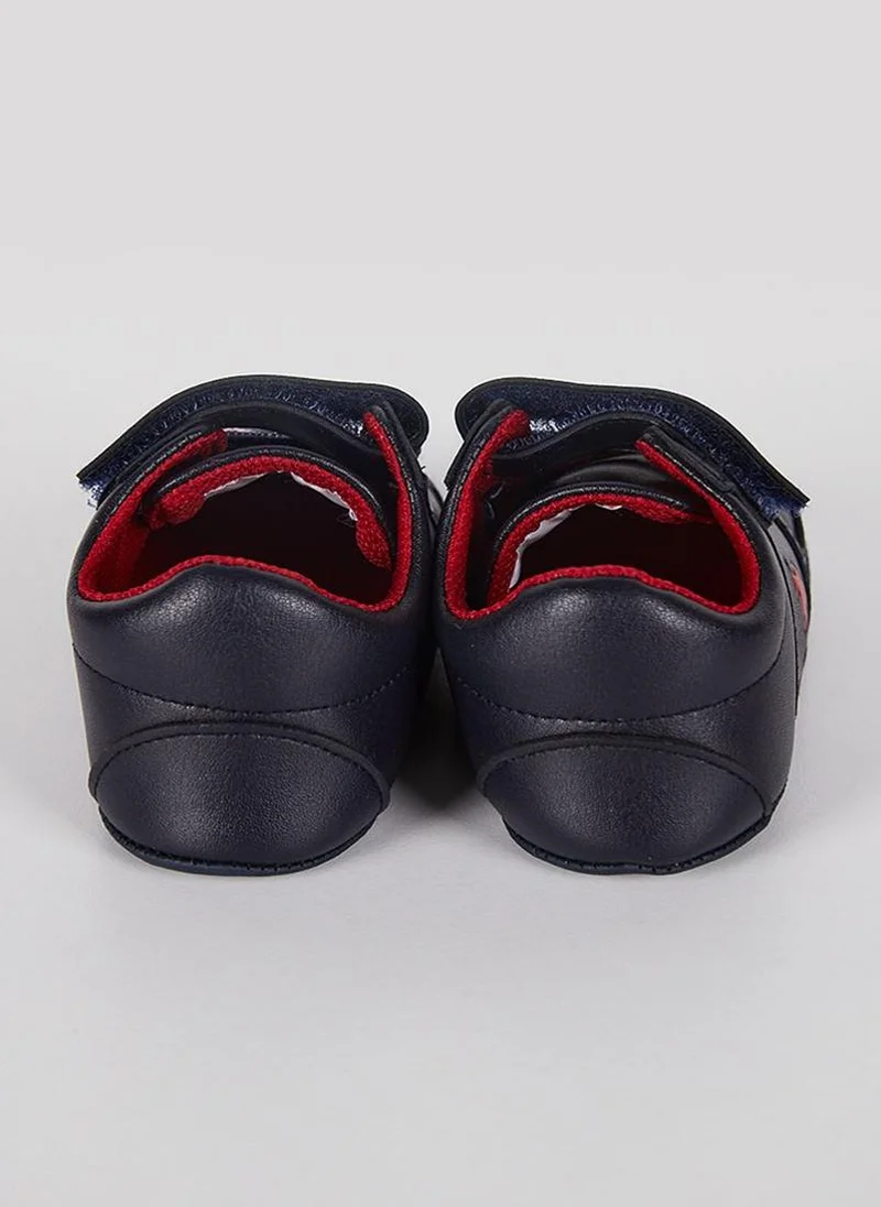 U.S. Polo Assn. U.S. Polo Assn. Baby Boys Navy Blue/ Red Accents Shoes %100 PVC