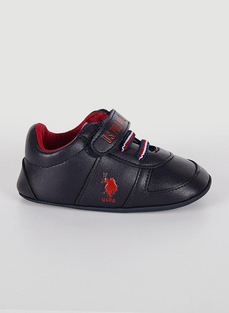 U.S. Polo Assn. U.S. Polo Assn. Baby Boys Navy Blue/ Red Accents Shoes %100 PVC - Image 2