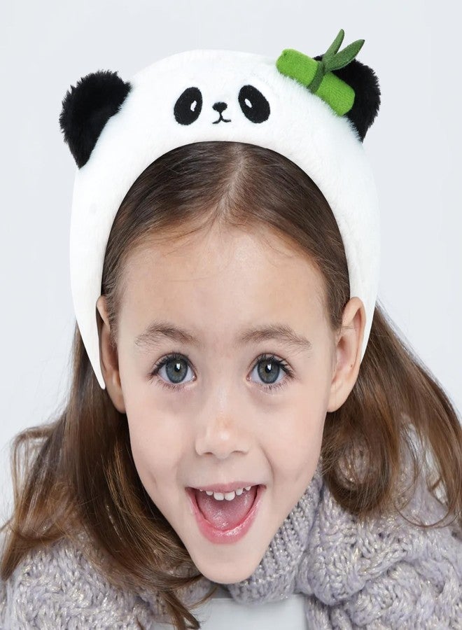 Amariver Animal Ears Headbands Panda Headband for Women Girls Comfortable Hair Band Panda Party Decorations Puffy Head Band for Washing Face Cute Animal Hair Accessories for Themed Party - Image 3