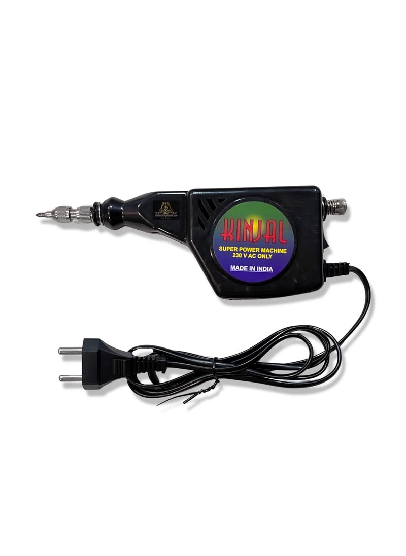 ACHALNATH TOOLS Achalnath Tools Handy Electric Carbide Engraving Machine Useful Tool to Engrave Metal Ceramic Jewellery Black  - Image 1