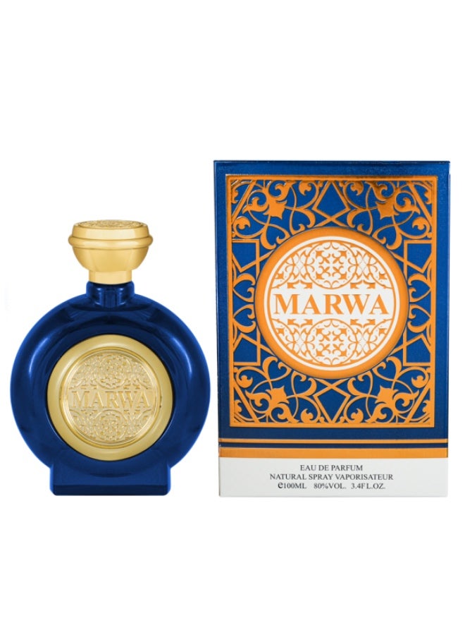 Marwa Amber Oud Acqua Edp - 100ml For Unisex - Image 2
