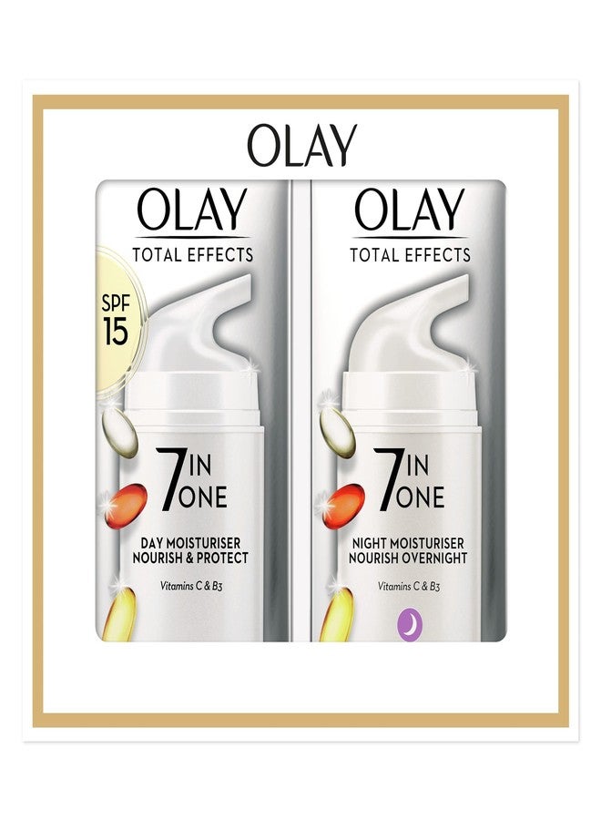 Olay Total Effects by Olay Day Cream 37ml & Night Cream 37ml 37ml - Image 1