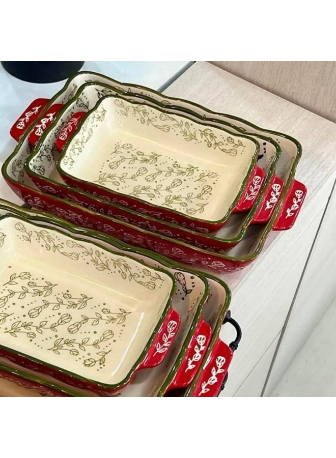3-Piece Porcelain Casserole Set - Image 5