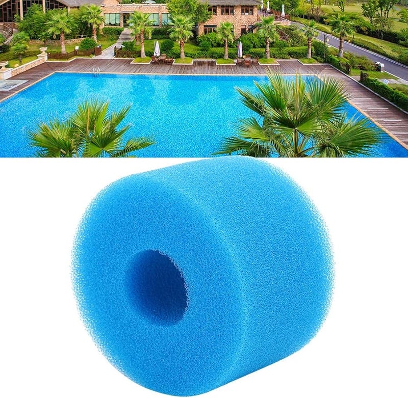 Washable Reusable Concentric Sponge Column Pool Filter Element Blue - Image 4