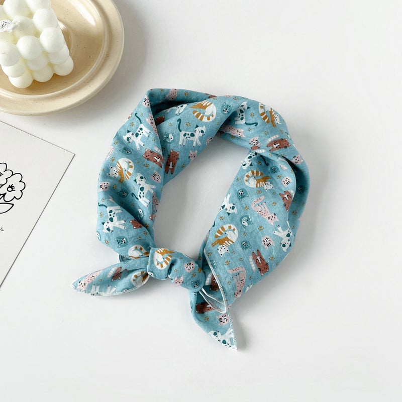 Ladies Spring Cotton Scarf Cashew Print QM5807-Kitten